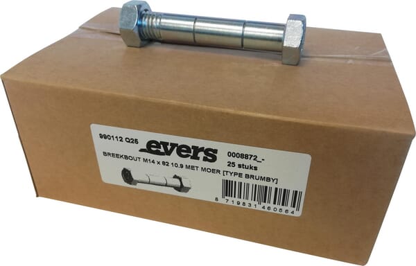 Boulon de cisaillement avec écrou (25x) M14x82 10,9 TYPE BRUMBY​ · réf. 990112Q25