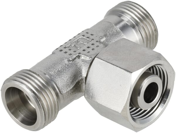 Raccord en T réglable 12L SS · réf. ETS12LSS