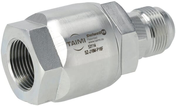 Raccord pivotant M 1-5/16 JIC x F 1" BSP · réf. SZJ16MP16F