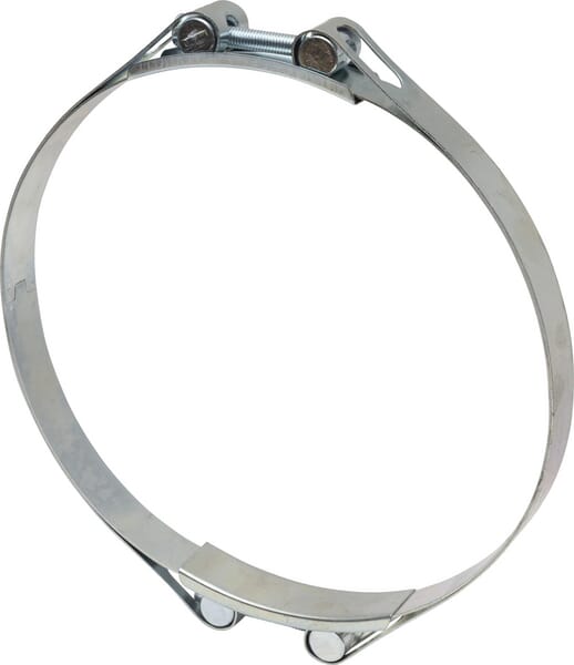 Hadicová spona dvojitá, 210–220 mm, dvojitý šroub, DIN912, pozinkovaná, Kramp