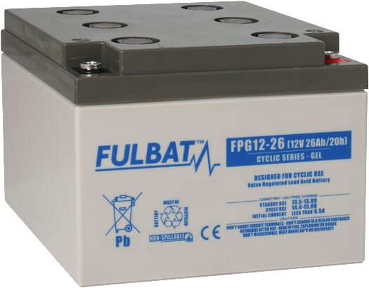 Batterie GEL 12 V 26 Ah · réf. FPG1226