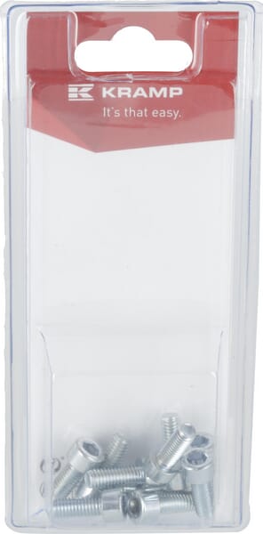 Vis à tête cylindrique M6 x 16 mm, 8,8 (10) — réf. KR912616P10B