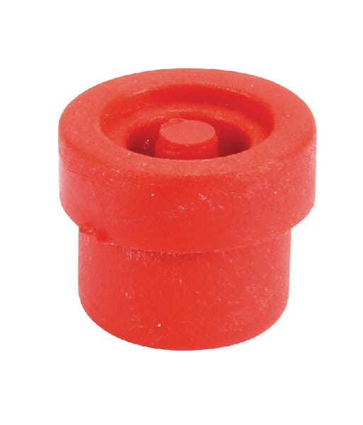 Bouton poussoir rouge vue 3