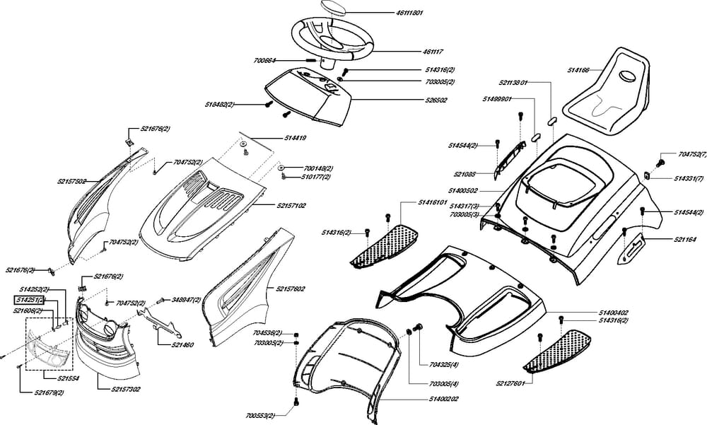 Karosérie pro AL-KO typ PowerLine T13-82HD