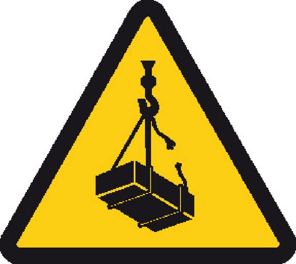 Příkazové a zákazové značky, Zavěšené břemeno