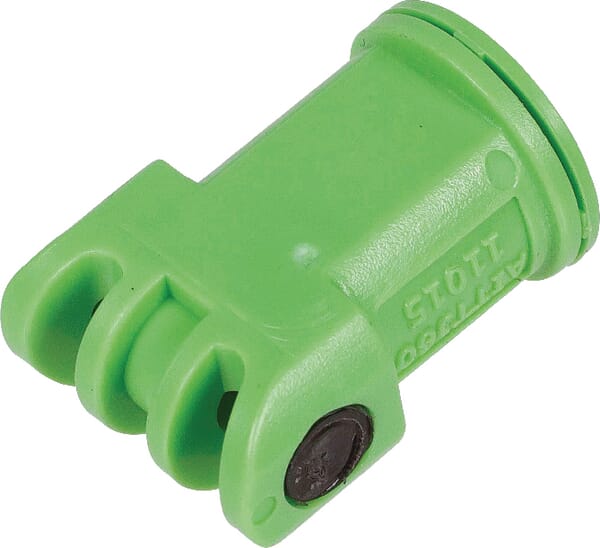 Buse à double injection d'air AITTJ 110° 15 vert clair plastique TeeJet · réf. AITTJ6011015VP