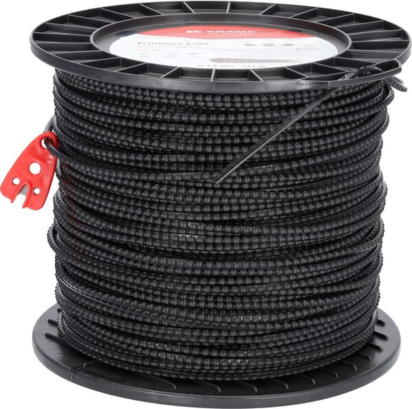 Fil de coupe Ø 3.5mm 143m carré noir Kramp — réf. NL35143NKR