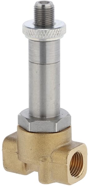 2/2 NG mosaz 1/4" vzduch, s přímým ovládáním, řada ESV 106..