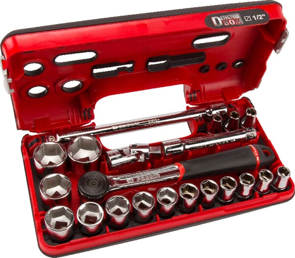 Jeu de douilles 1/2" 21 pièces — réf. S161DBOX1