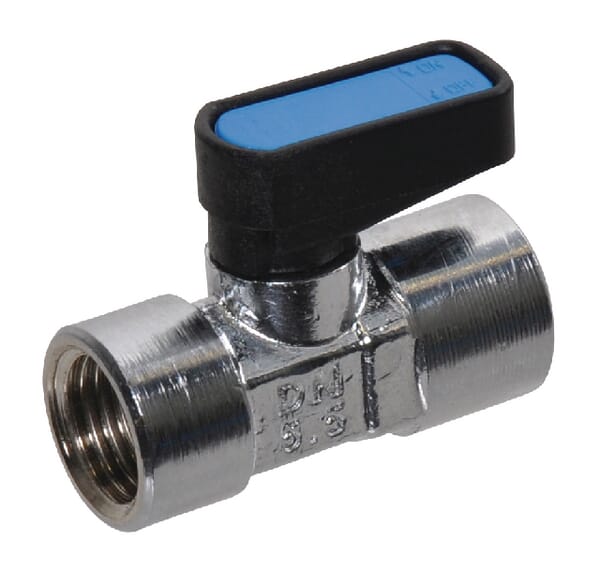 Vanne bois. sph. mini 1/4" f/f — réf. 249092