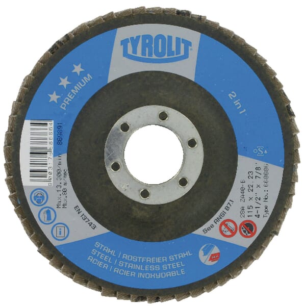 Disque à lamelles 125mm K60 · réf. 34780145