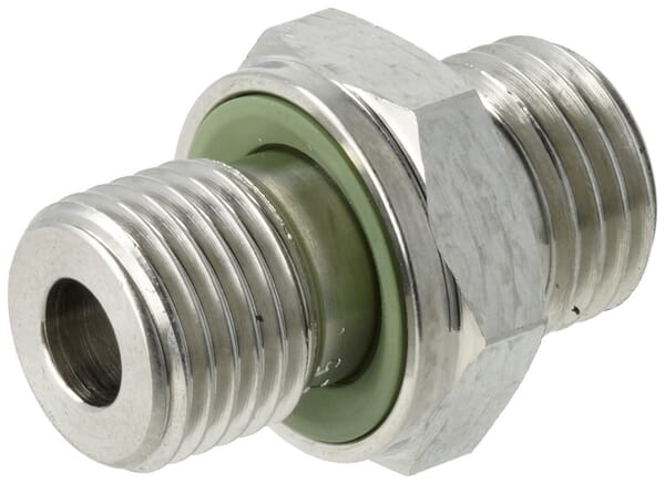 Raccord à filetage mâle 8L x 1/4" BSP WD SS · réf. GES8LR14WDSS