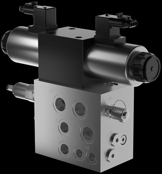 Vanne hydraulique à centre fermé (60L) — réf. FJD80620Q0030A