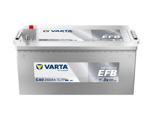 Batterie 12V 240Ah 1200A C40 VARTA Promotive EFB — réf. 740500120
