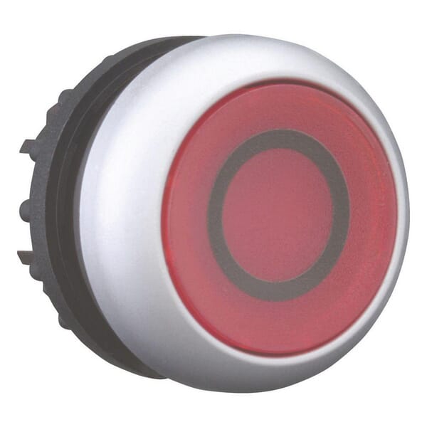 Bouton-pous. lumineux rouge 0 vue 6