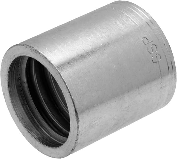 Virole Ø60x75,8mm DN40 zinguée blanche passivée Gates · réf. 24GSP1F2