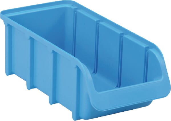 Boîte de rangement 100x215x75mm, capacité 1l, polypropylène bleu, Linbin no.2L by Hünersdorff · réf. WE6823