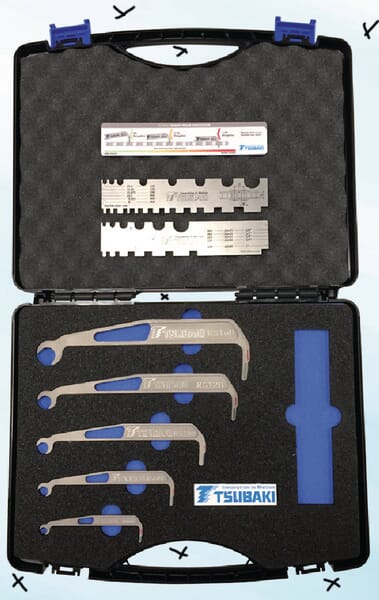 Sada indikátorů opotřebení řetězu