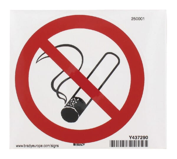 Nálepka Zákaz kouření 100 mm
