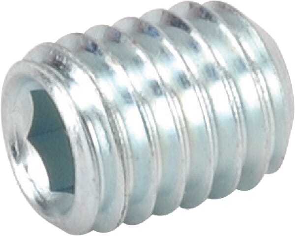 Inbusový stavěcí šroub M8x10 45 H, pozinkovaný