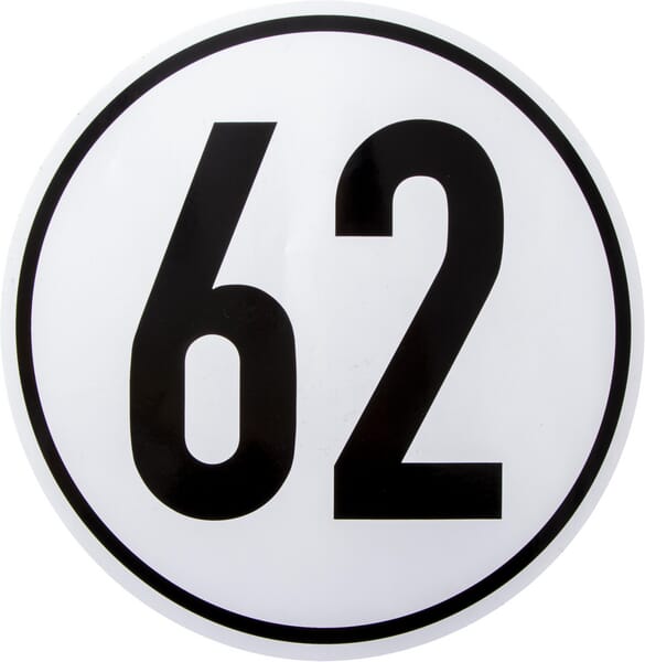 Autocollant de signalisation · réf. BF62