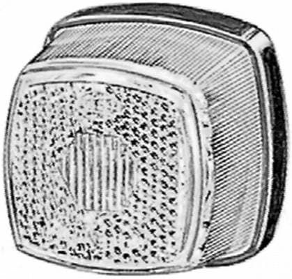 Feu de position 62x62 Hella — réf. 2PG003057067