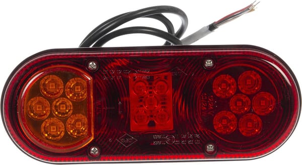 Feu arrière LED rectangle gauche câblé — réf. LA45007