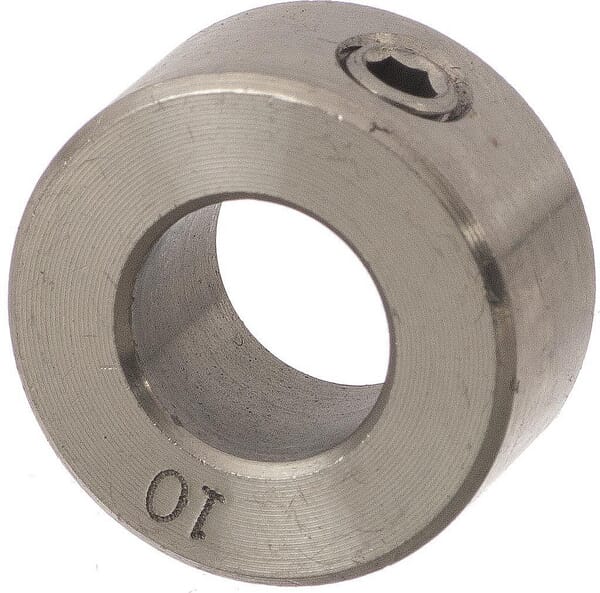 Bague d'arrêt inox 10x20x10mm · réf. 705A10RVSP025