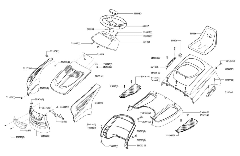 Karosérie pro AL-KO typ PowerLine T13-102SP