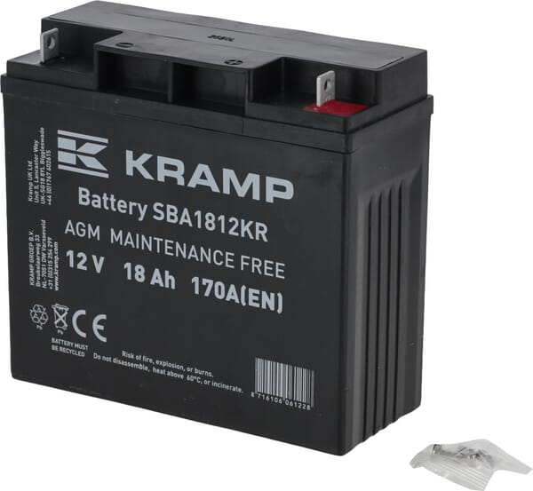 Batterie 12V 18Ah Kramp vue 2