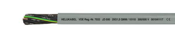 Câble 18x2,5mm² gris PVC au métre Helukabel · réf. FLEXYJZ1825