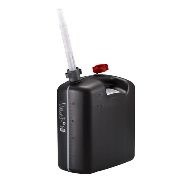 Jerrican plastique avec bec verseur 10 litre noir · réf. TOG2030