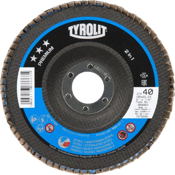 Disque abrasif lam. 125mm K40 — réf. K19190