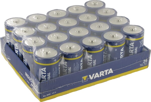 Hromadné balení baterií LR20/D Industrial