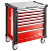 JET.7M4A Tool trolley, 7 drawers M4, red
