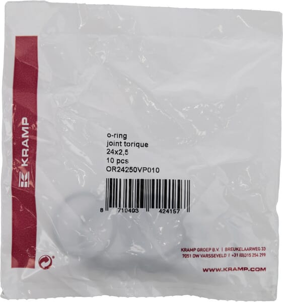 Joint torique 24x2,5 75 shore Viton 10x — réf. OR24250VP010