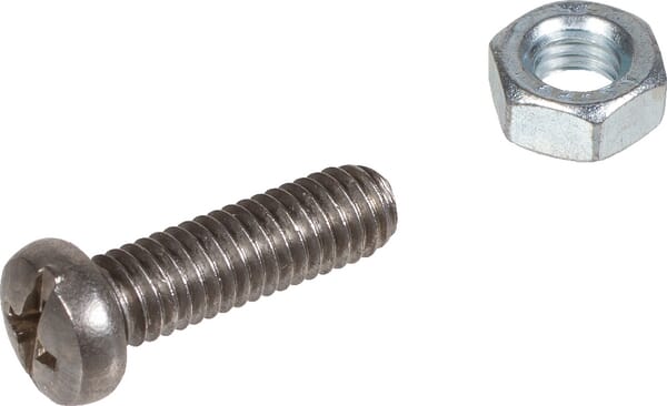 Vis + écrou V2A pour porte-buse — réf. 400101