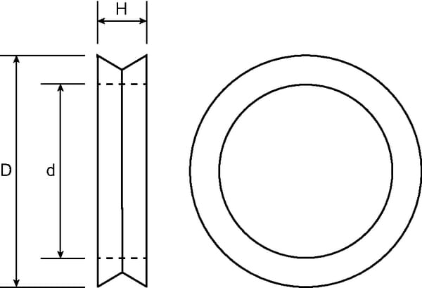 Pikaliittimen Tiivisterengas - Multifaster - SKMF1 - 2