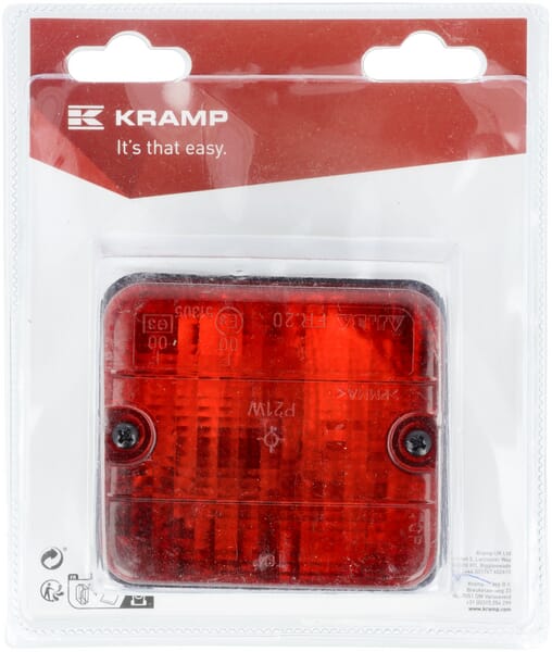 Feu antibrouillard arrière 87x77x52mm (1) — réf. KRLA20000P01B