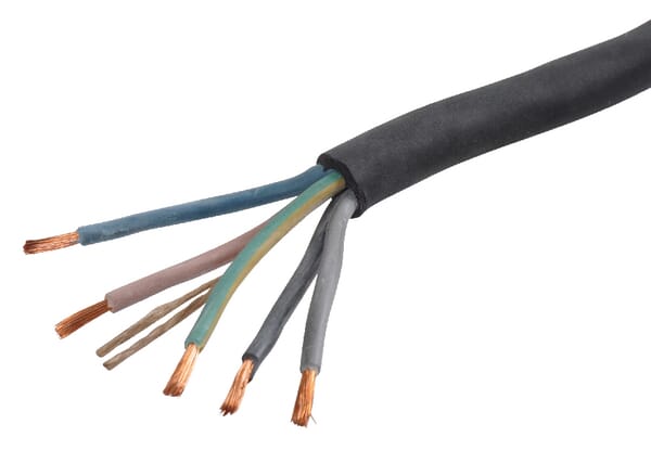 Cond. en caoutchouc 5x2,5 mm² · réf. H07RNF525