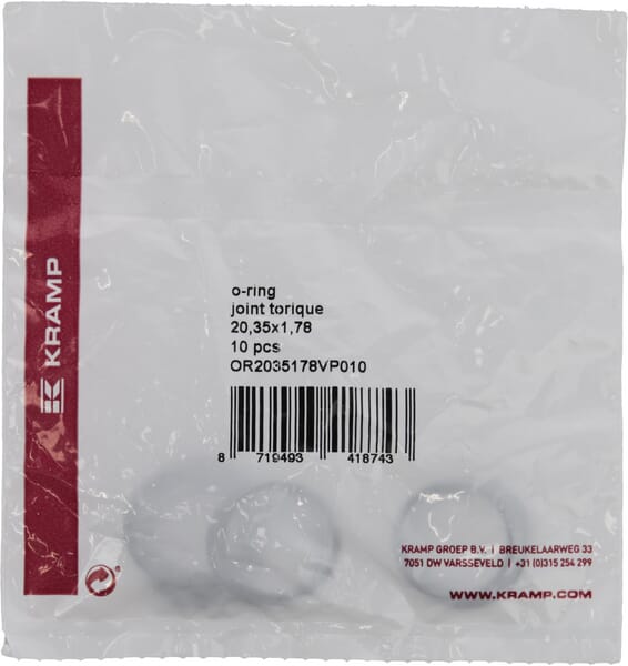 Joint torique 20,35 x 1,78 75 shore Viton 10x — réf. OR2035178VP010