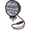 Work light LED, 24W, 2272lm, round, 9-36V, Ø 128mm Deutsch plug, Wide flood, 16 LED's, Kramp