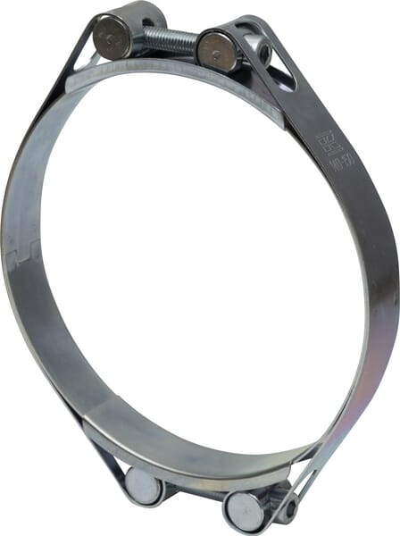 Hadicová spona dvojitá, 140–150 mm, dvojitý šroub, DIN912, pozinkovaná, Kramp