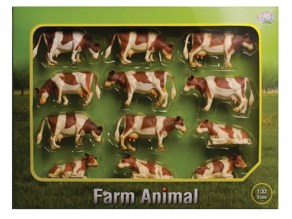 Vaches rousses/blanches(12pcs) · réf. 571968