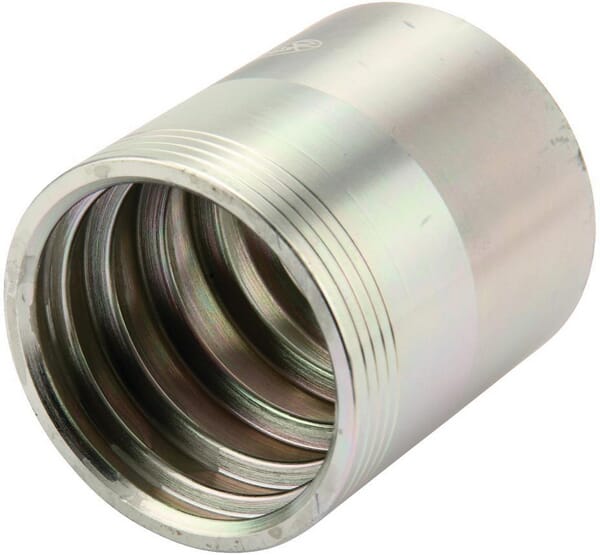 Jupe à sertir Ø61,5x67,8mm DN32 acier / zingué / blanc passivé Gates · réf. 20GS1F4