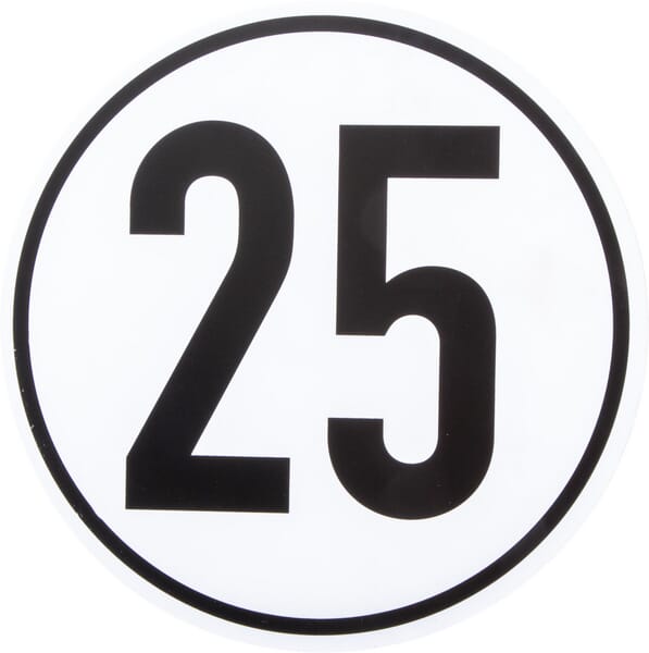 Plaque en PVC · réf. BK25