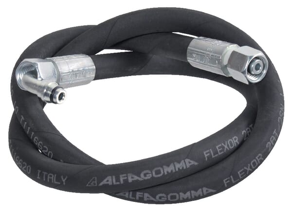 Tuyau hydr.compl.DN06.1000-90° · réf. DKLO6100090