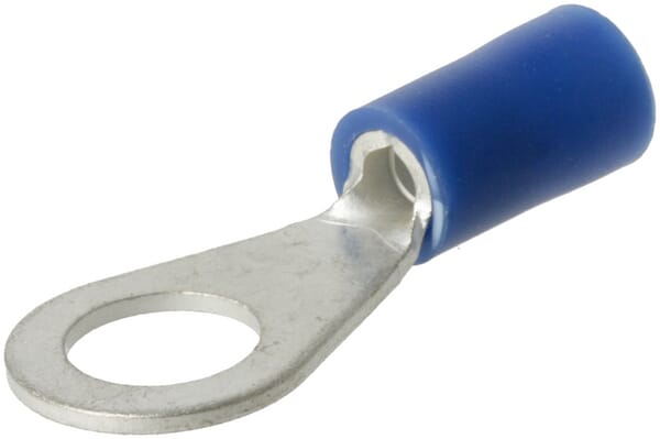 Connecteur à anneau, bleu, 1,5-2,5 mm² Ø 6 mm (100x) — réf. LA9085CKR