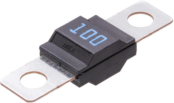 Fusible bande 32V 100A longueur 41mm bleu pack 1x · réf. SI20177
