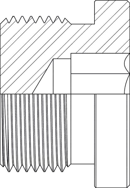 Bouchon 1/8 BSP vue 2